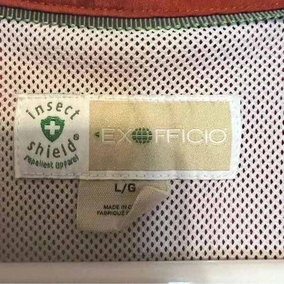 ExOfficio - BugsAway Tiburon Shirt - Men's Size L - Retro Red -Gorpcore Shirt - Picture 3 of 8